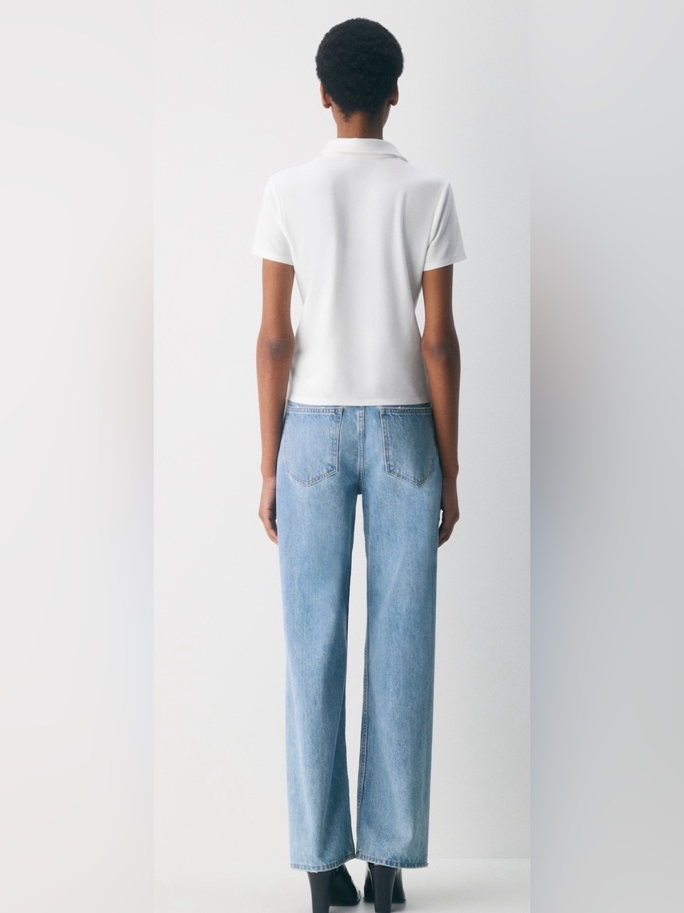 Babaton Aritzia white Smooth Matter Anthology top sz Med - Picture 2 of 7